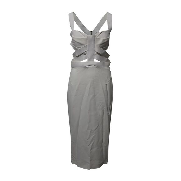 Rm By Roland Mouret Vintage Dresses & Skirts - Pre Loved Rm By Roland Mouret Vintage CutOut Midi Dress Women white